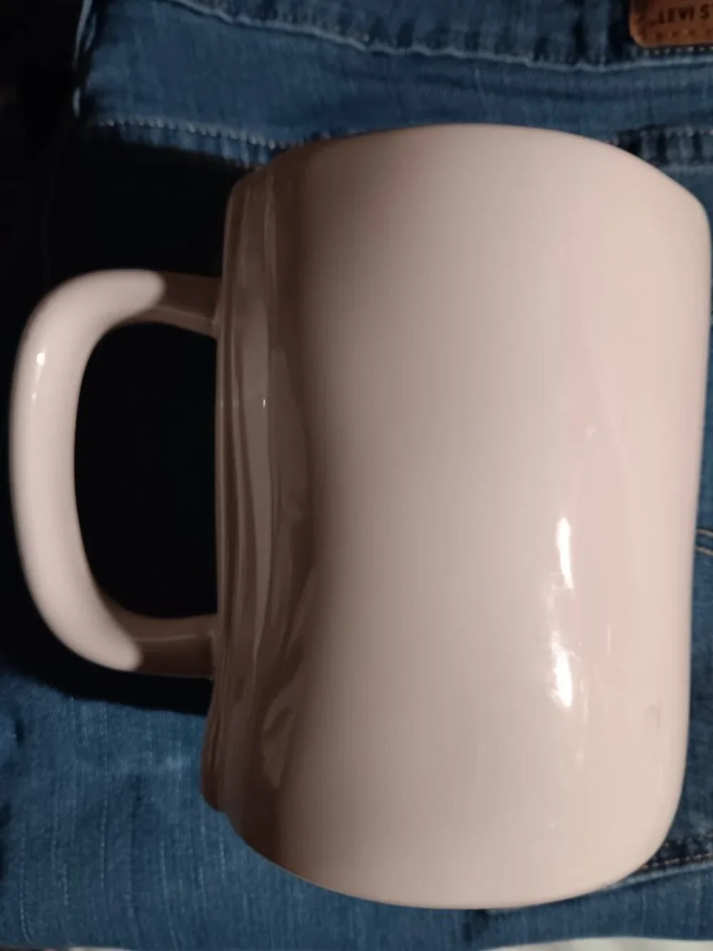 Rae Dunn Big Coffee Hot Drink White Mug Cup Pre-Owned